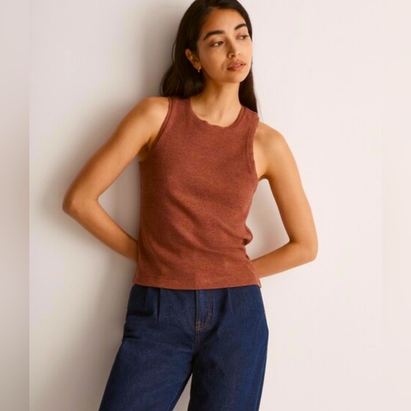 Madewell Ribbed Sleeveless Tank Women’s Size Small - Picture 1 of 7